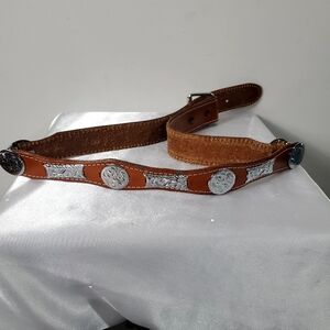 Vintage Cowboy Style Leather Belt